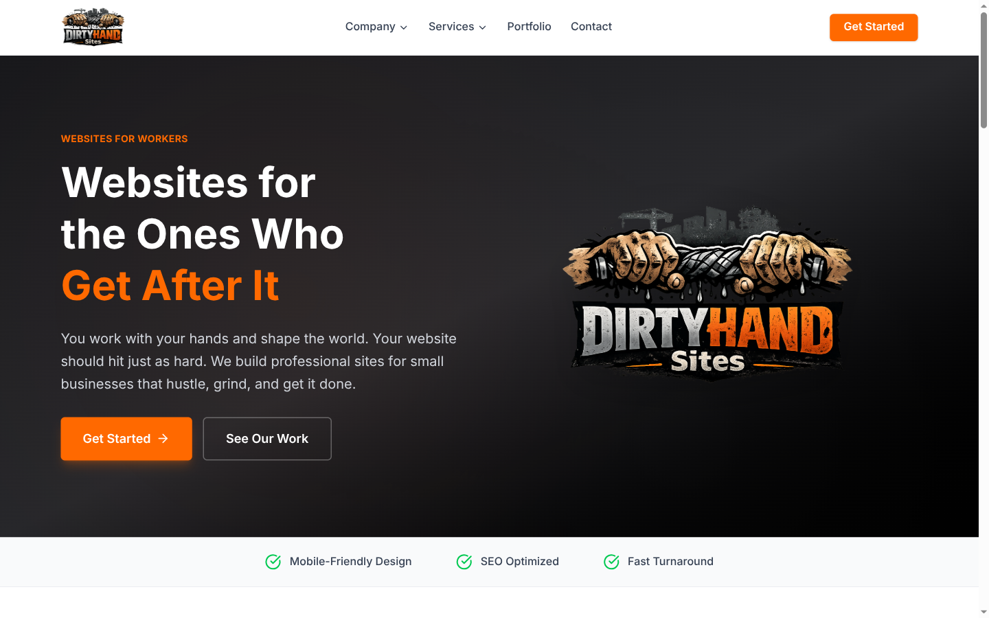 DirtyHandSites preview